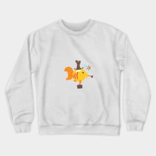 Kids cartoon design Crewneck Sweatshirt